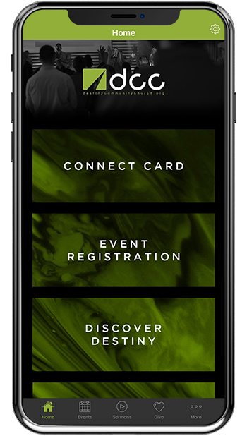 Screenshot of Destiny Community Church App